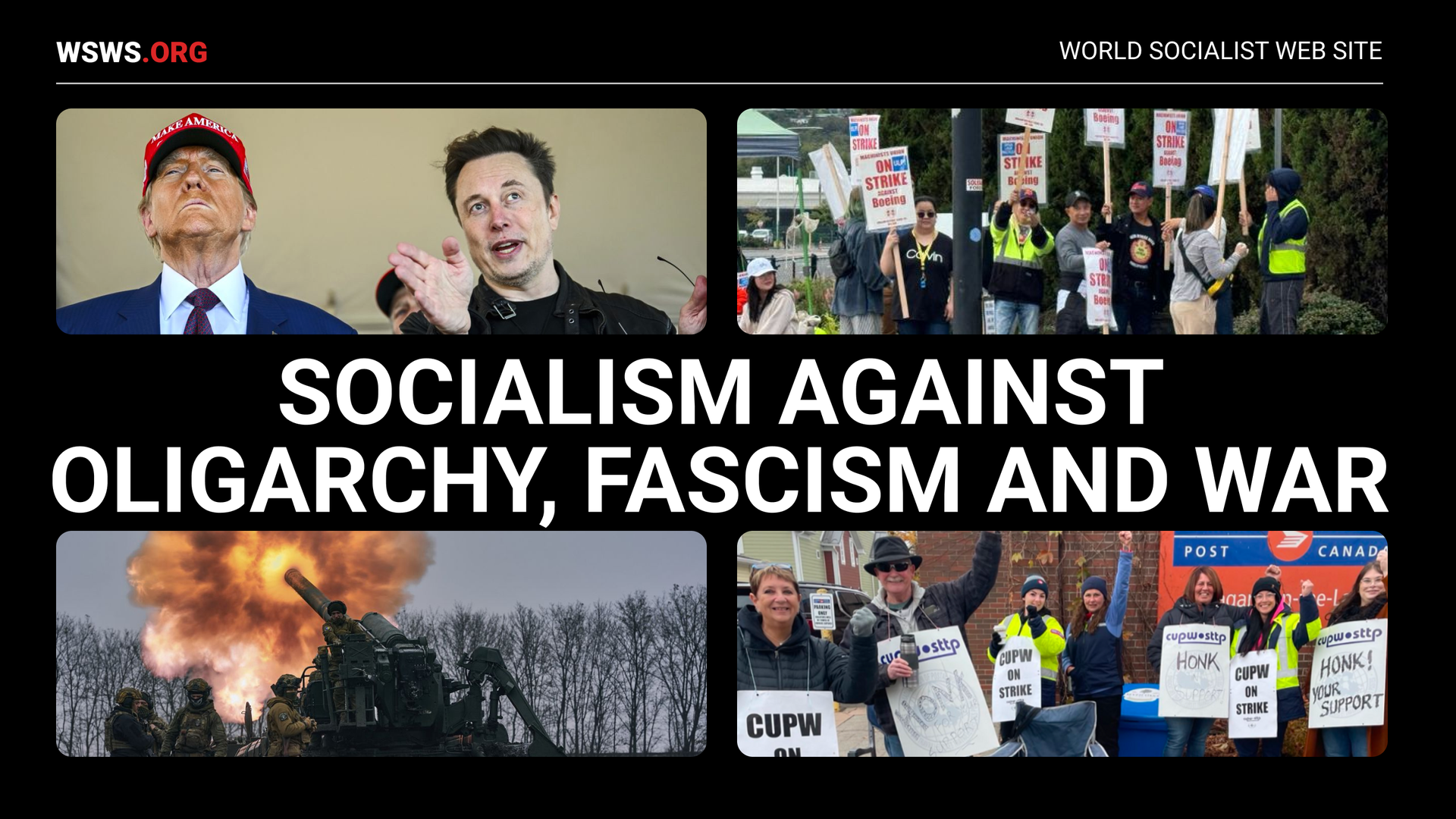 Socialism against oligarchy, fascism and war